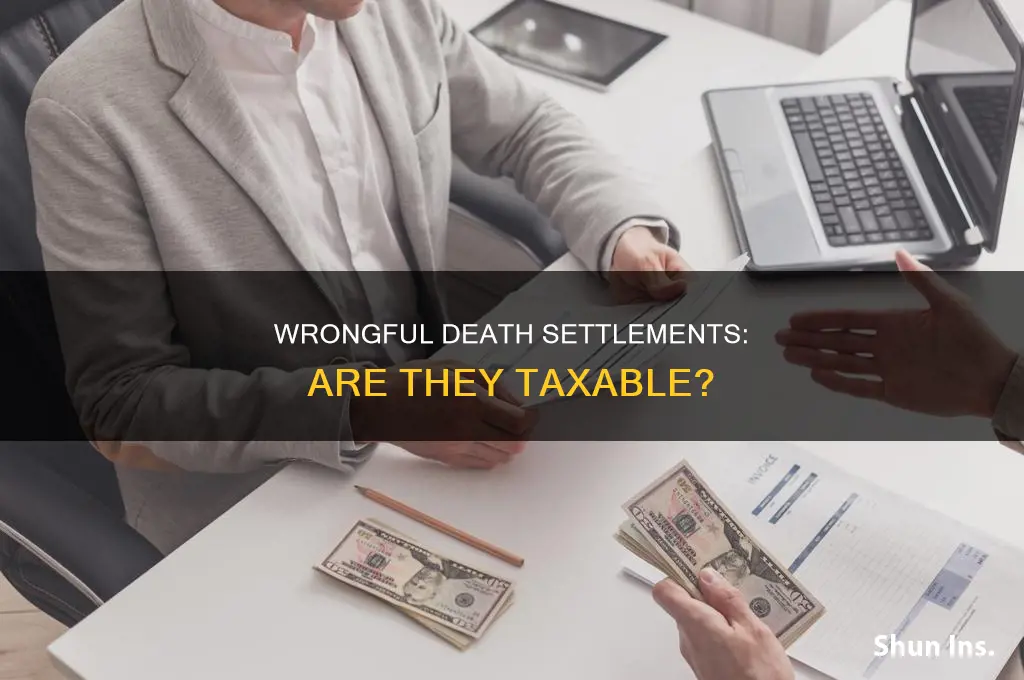 are insurance settlements for wrongful death taxable