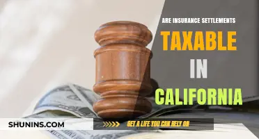 Insurance Settlements: California Tax Implications