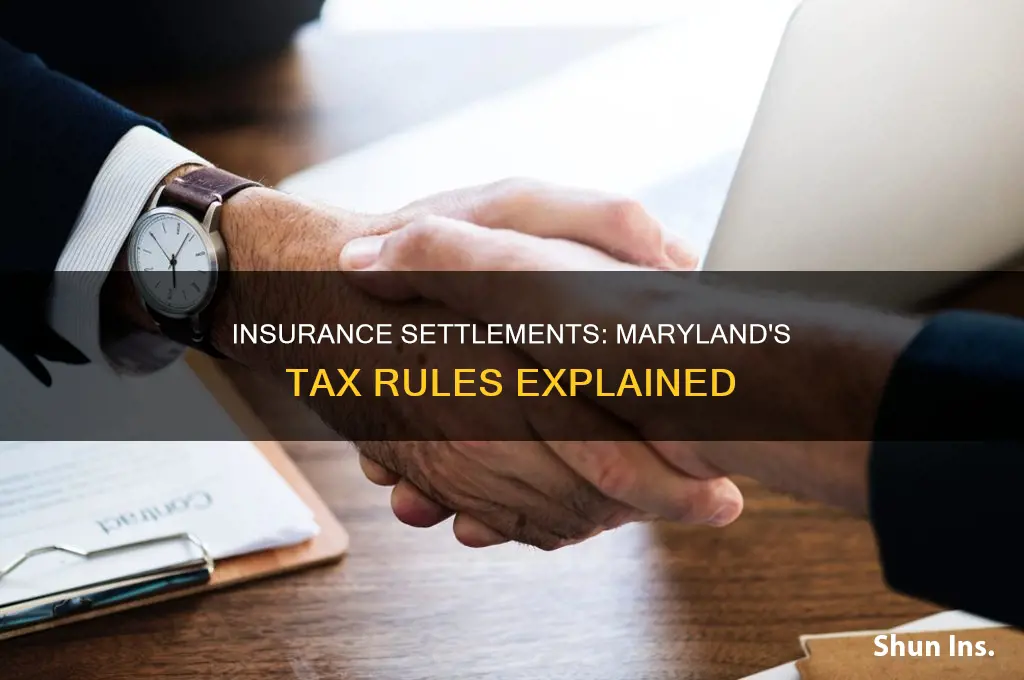 are insurance settlements taxable in maryland
