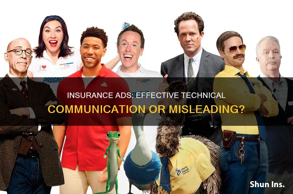 are insurances ads technical communication