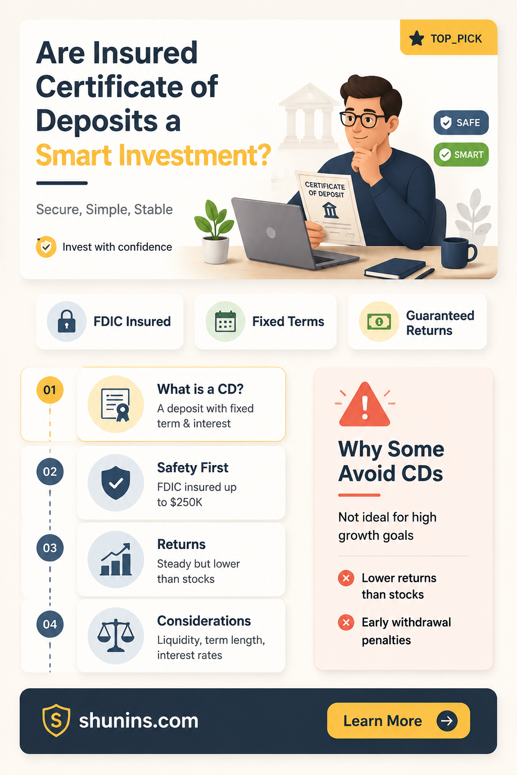 are certificate of deposits insured worth it