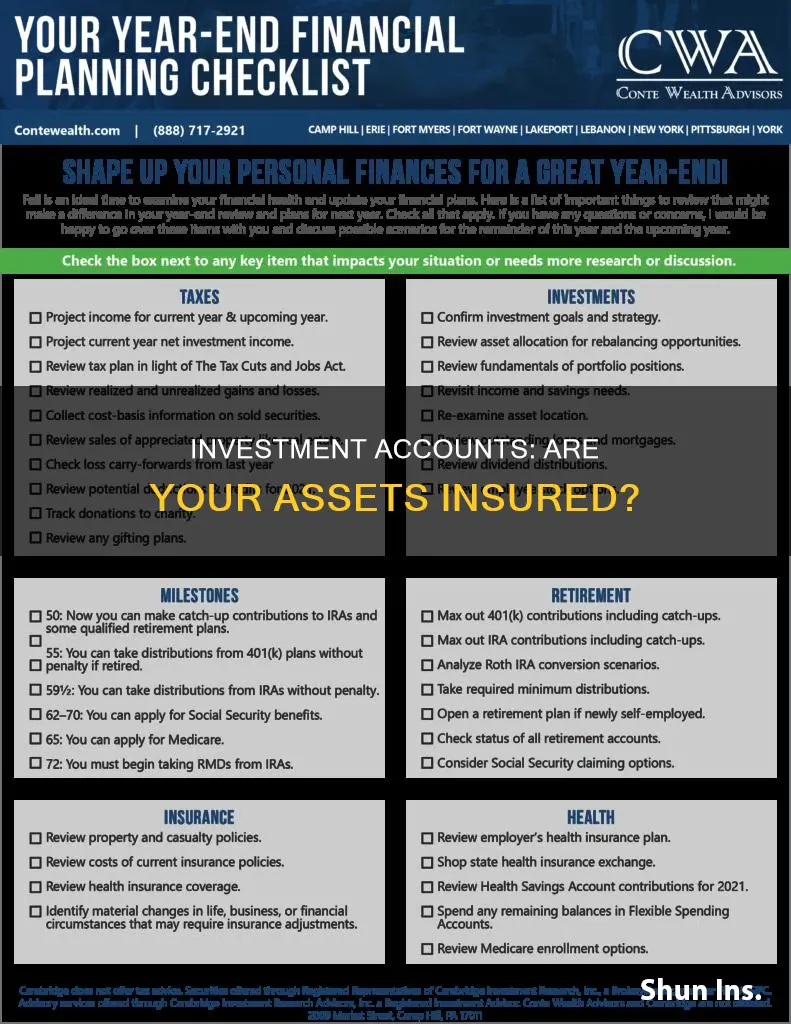 are investment accounts insured
