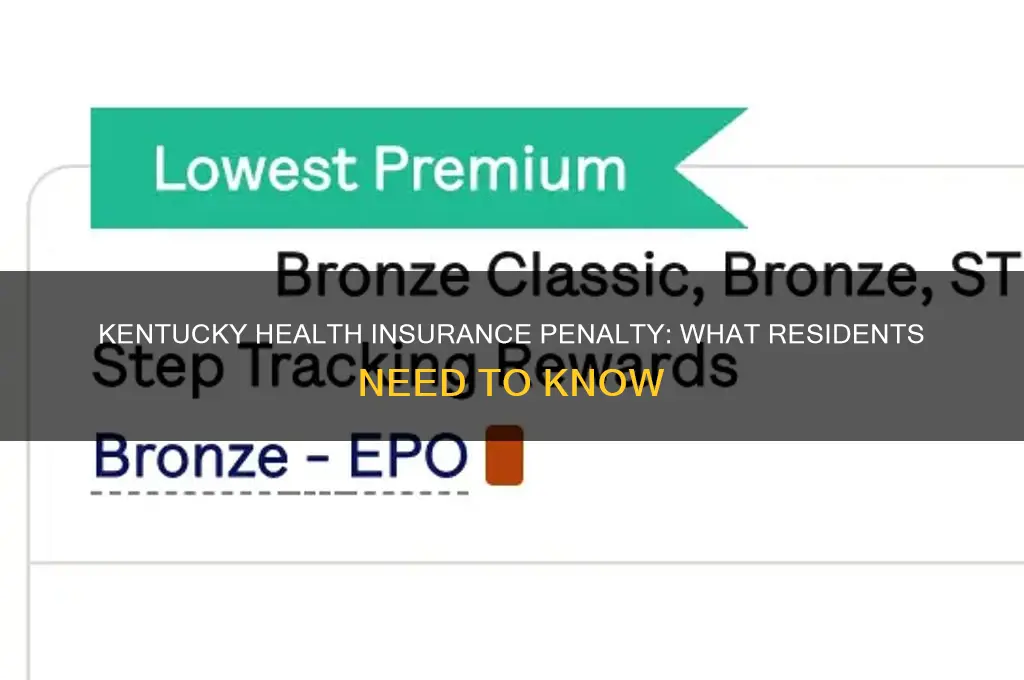 are kentucky residents penalized for not having health insurance