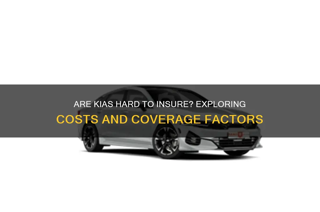 are kias hard to insure