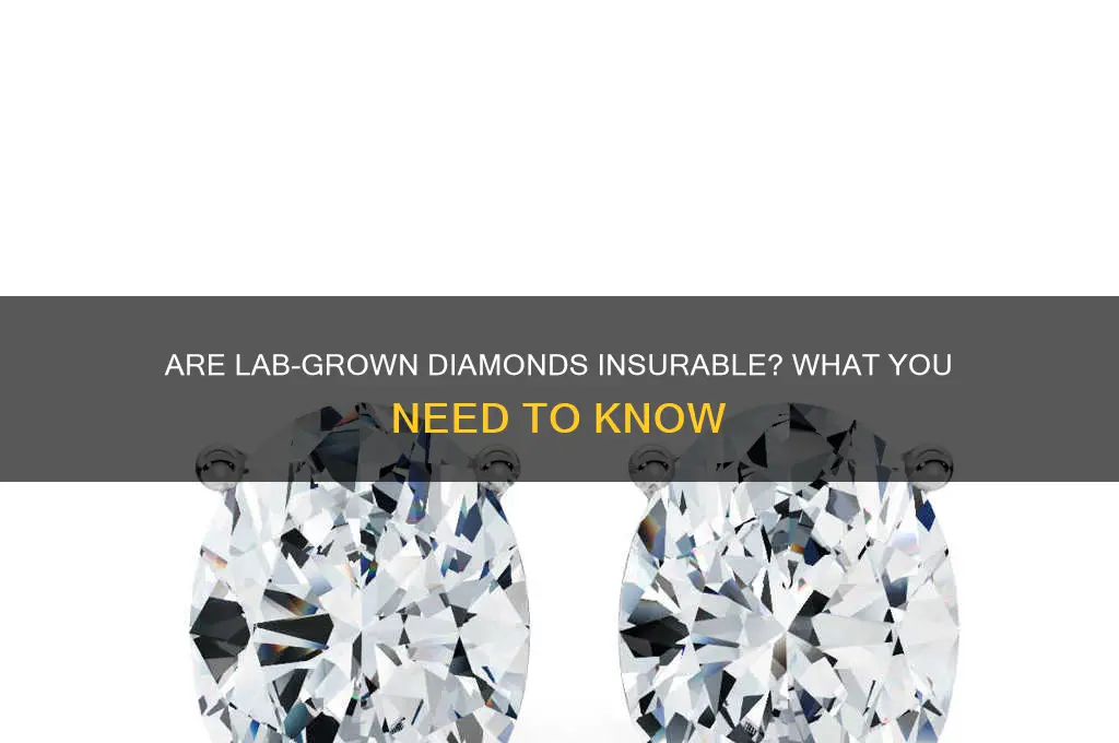 are lab grown diamonds insurable