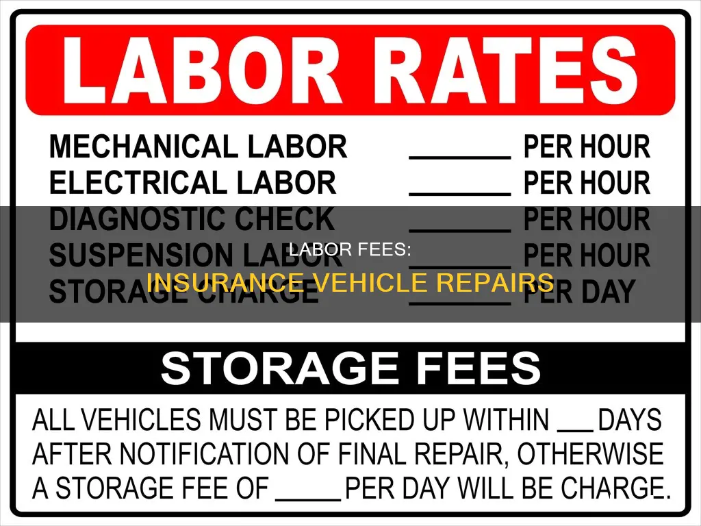 are labor fees considered when insurance repairs a vehicle