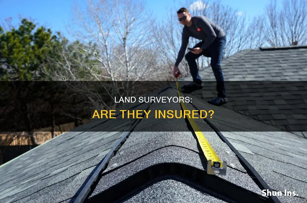are land surveyors insured