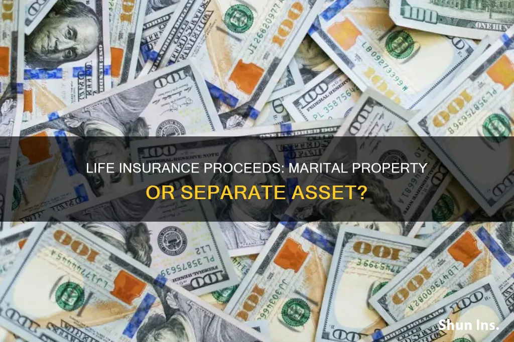 are life insurance proceeds marital property