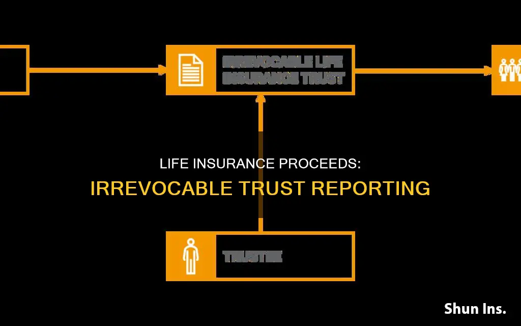 are life insurance proceeds reported on a irrevocable trust