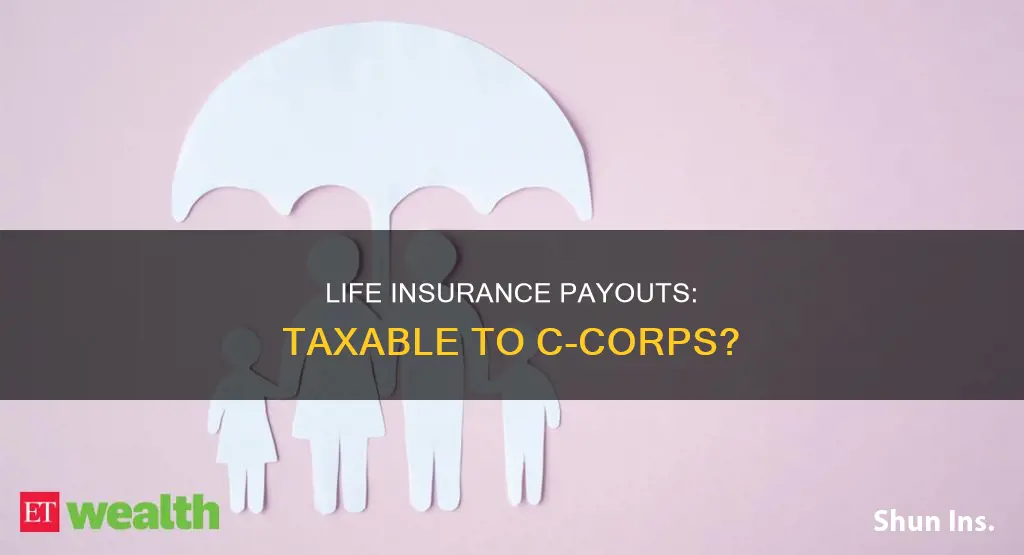 are life insurance proceeds taxable to a c corporation