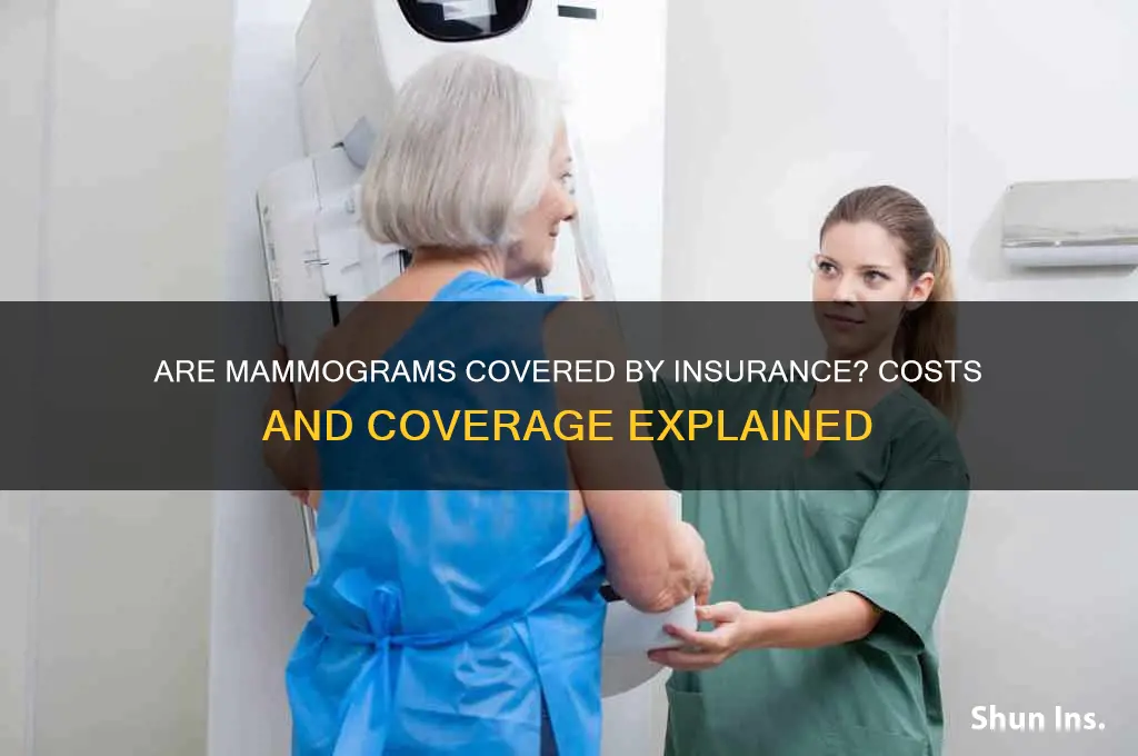 are mammograms free with insurance