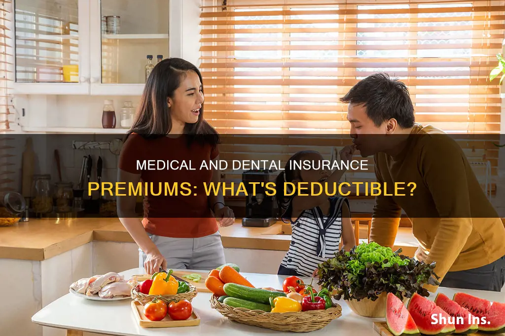 are medical and dental insurance premiums deductible