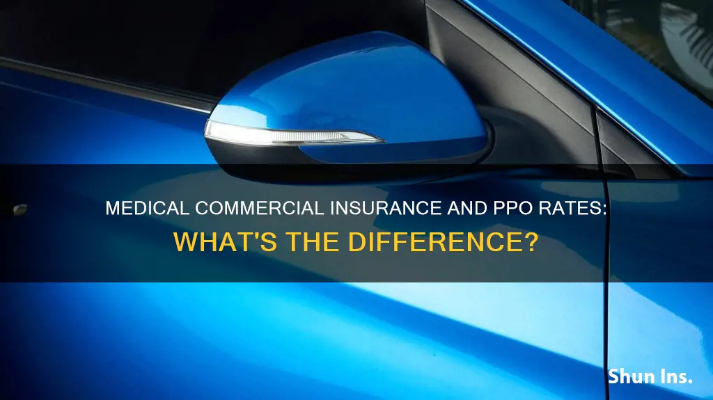 are medical commercial insurance rates the same as ppo rates