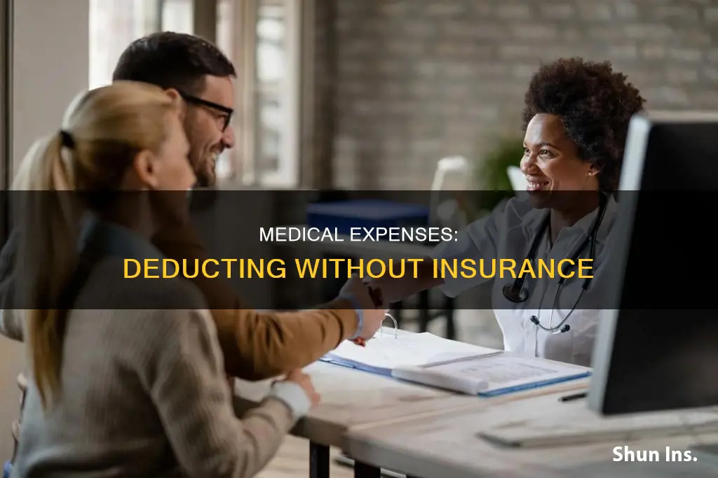 are medical expenses deductible if no insurance