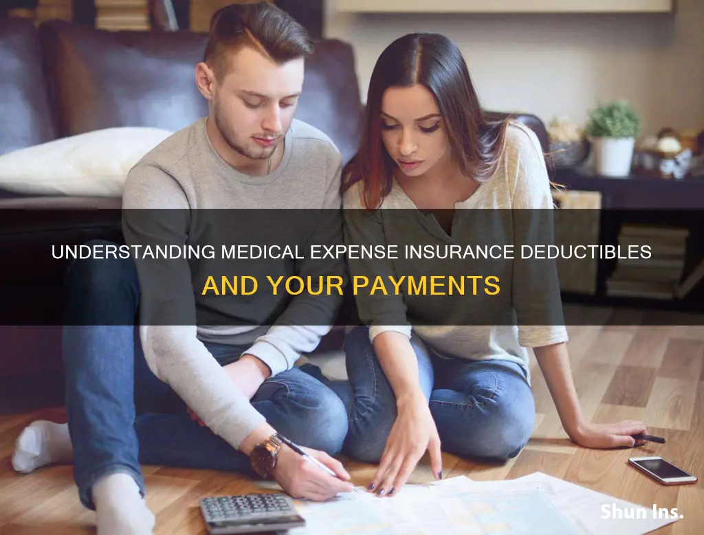 are medical expenses paid by insurance deductble by me