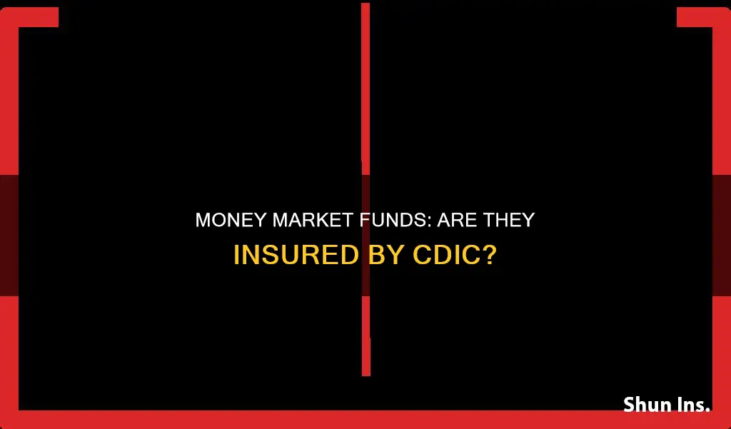 are money market funds cdic insured