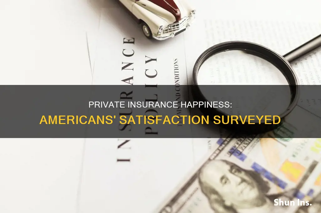 are most americans happy with their private insurance