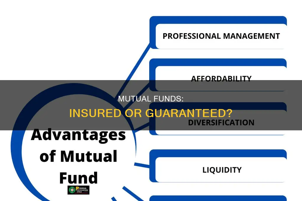 are mutual funds insured or guaranteed