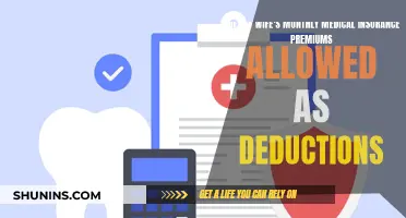 Medical Insurance Premiums: Can I Deduct My Wife's?