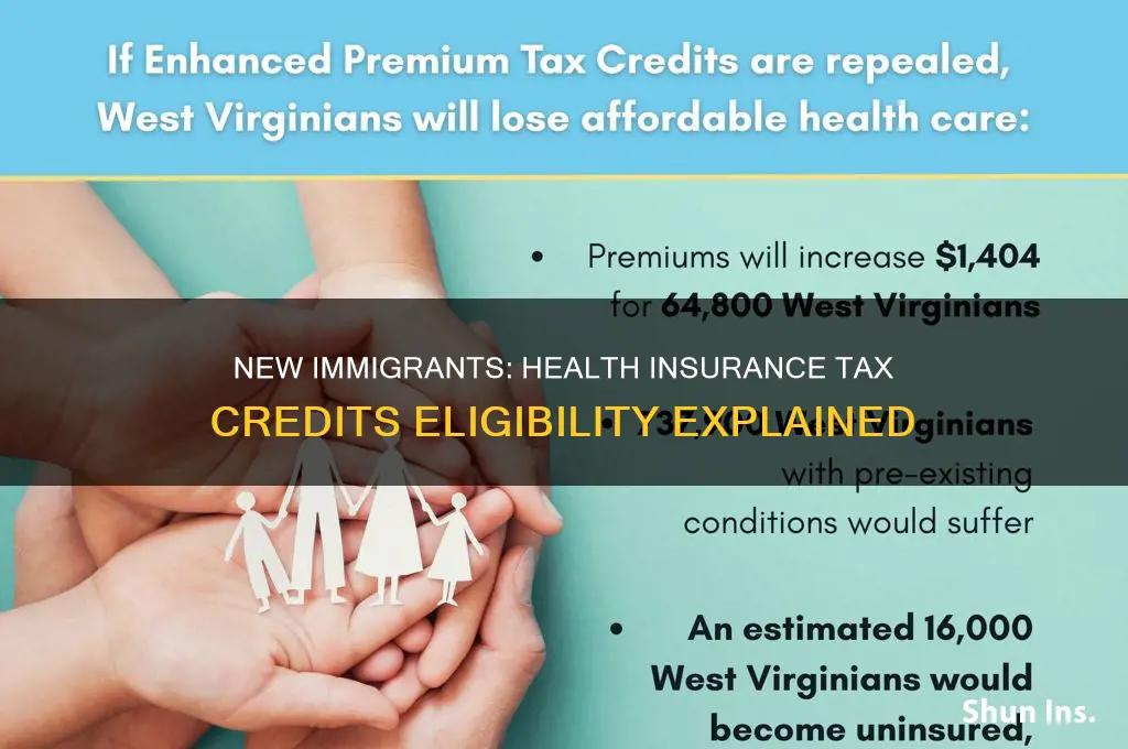 are new immigrants eligible for tax credits for health insurance