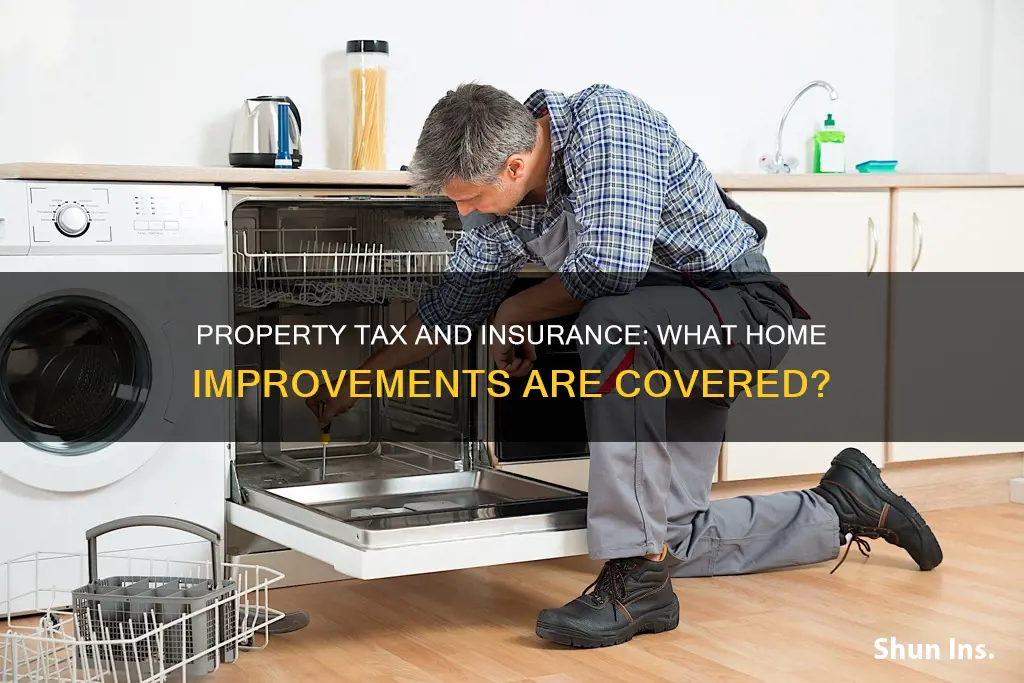 are new improvements paid by insurance reported on property tax