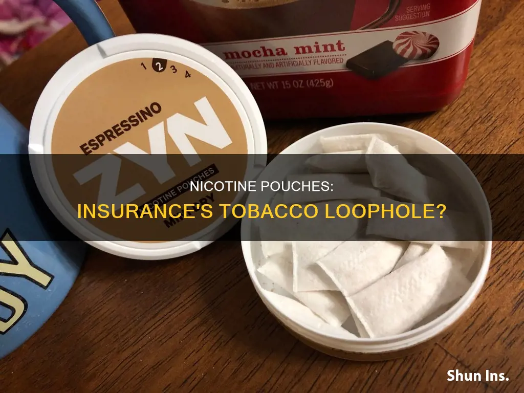 are nicotine pouches considered tobacco products for insurance