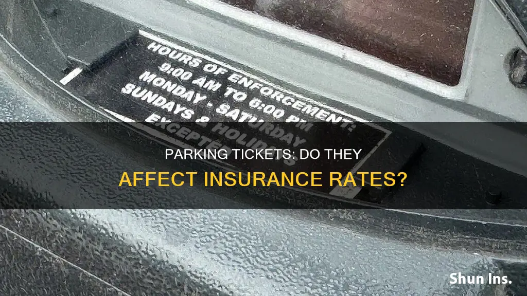 are parking tickets reported to insurance