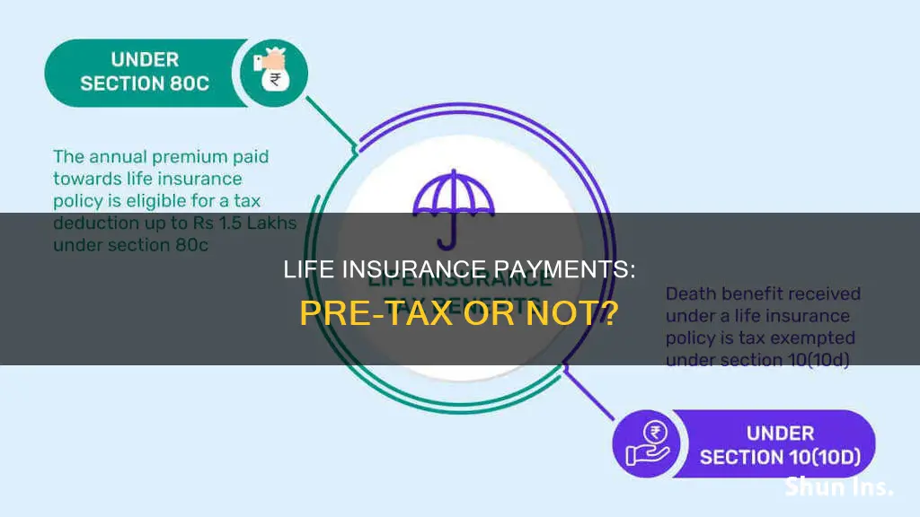 are payments to life insurance pre tax