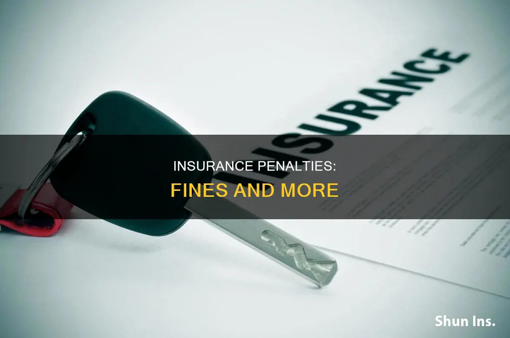 are penalties for no insurance