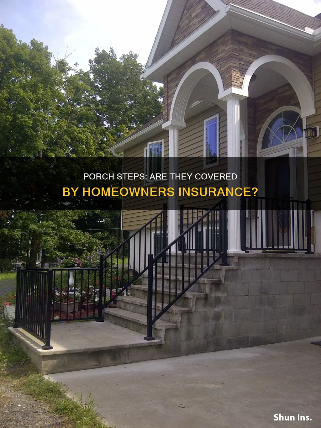 are porch steps considered additional structures for homeowners insurance