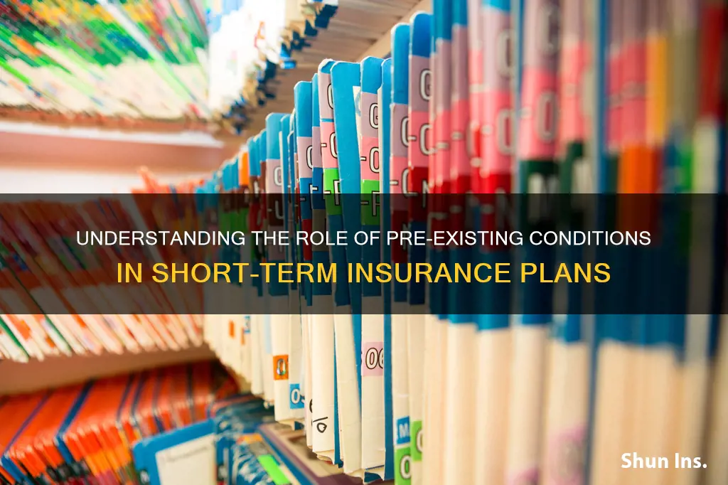 are pre conditions allowed with short term insurance