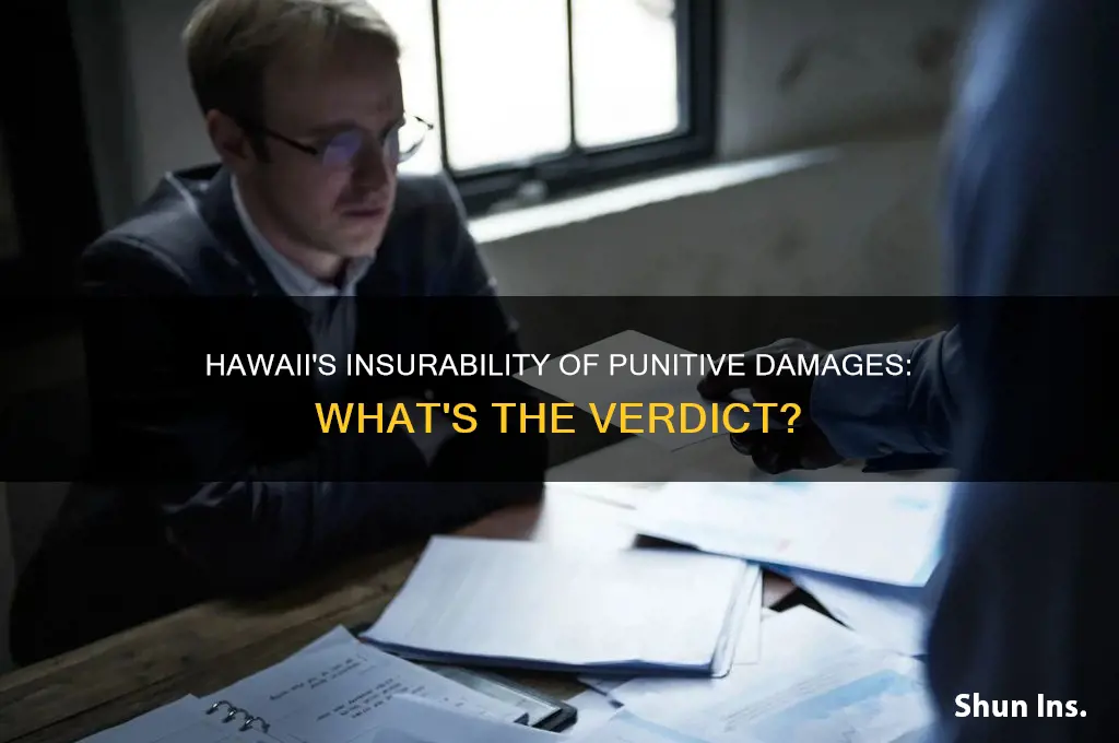 are punitive damages insurable in hi
