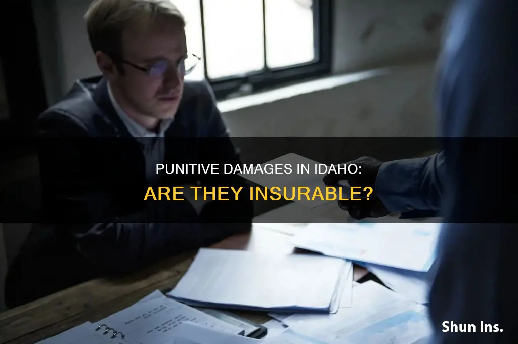 are punitive damages insurable in idaho