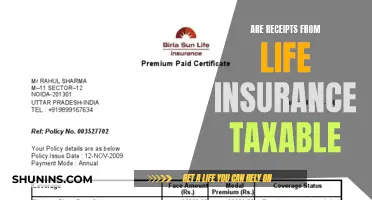 Life Insurance Receipts: Taxable or Not?