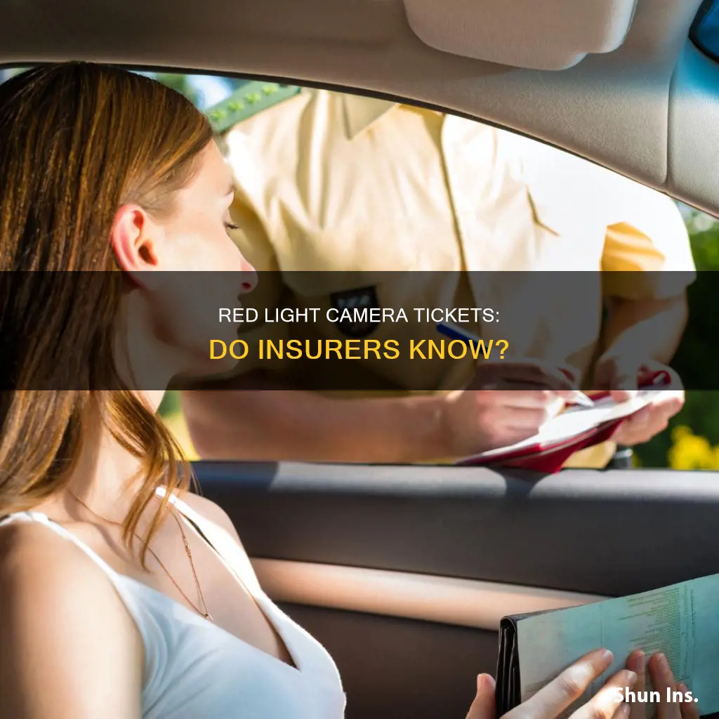 are red light camera tickets reported to insurance