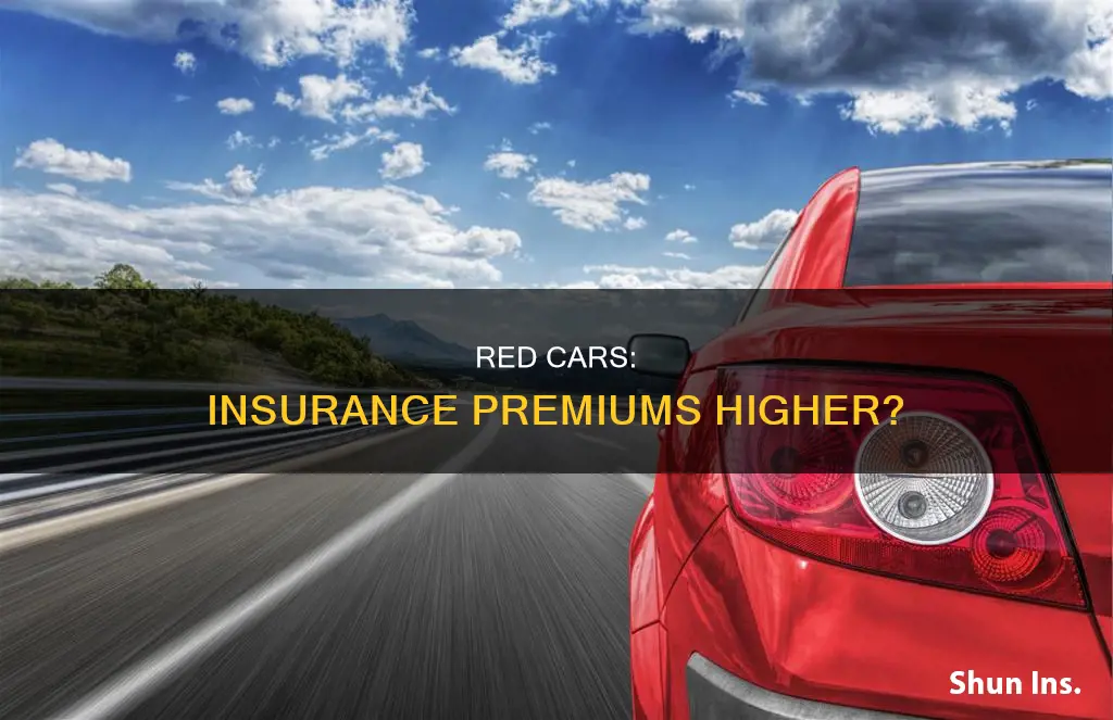 are red vehicles higher on insurance