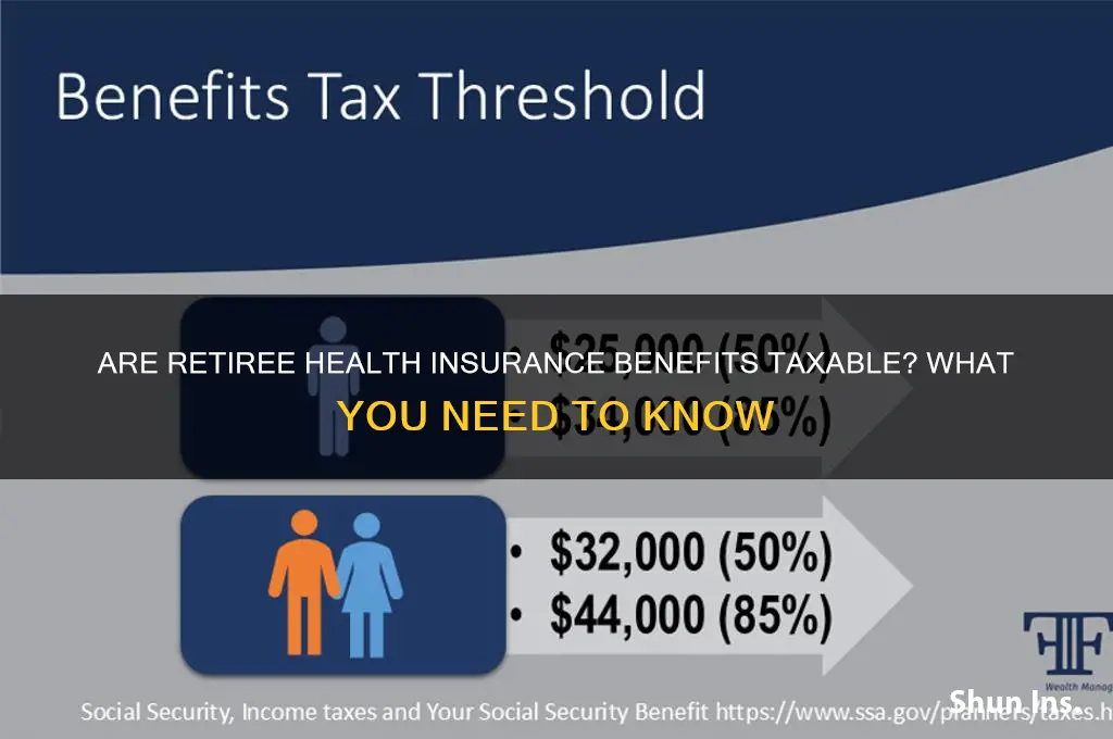 are retiree health insurance benefits taxable