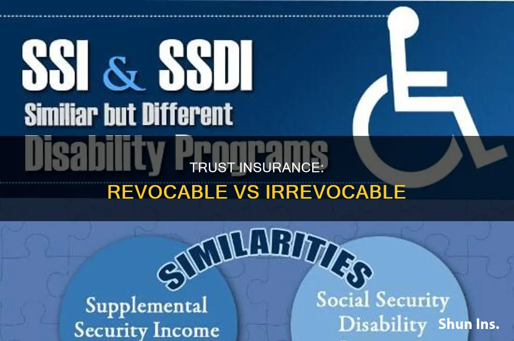 are revocable and irrevocable trusts insured separately
