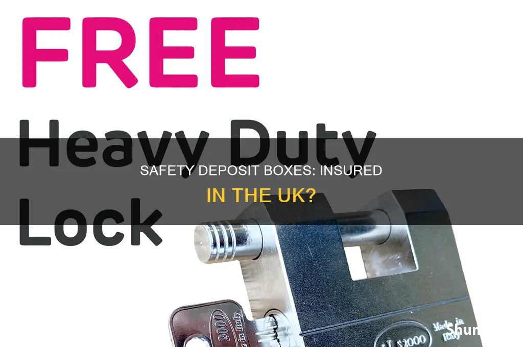 are safety deposit boxes insured uk