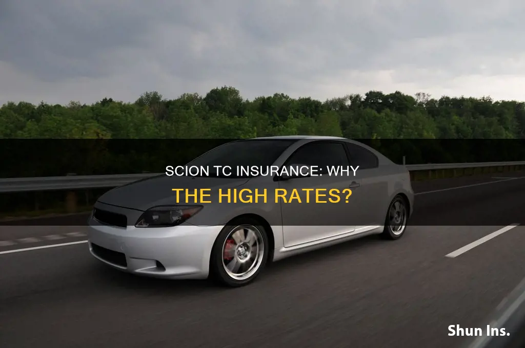 are scion tc high on insurance