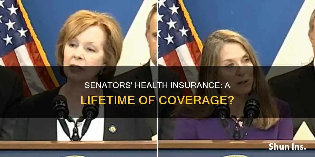 are senators cover with health insurance for life