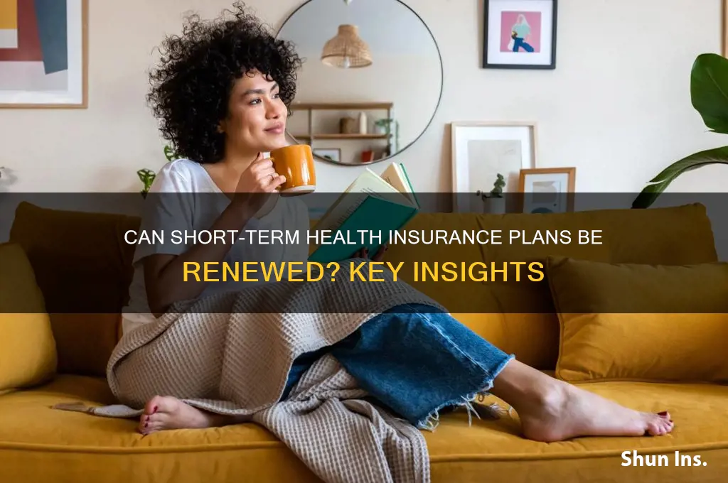 are short term health insurance renewable