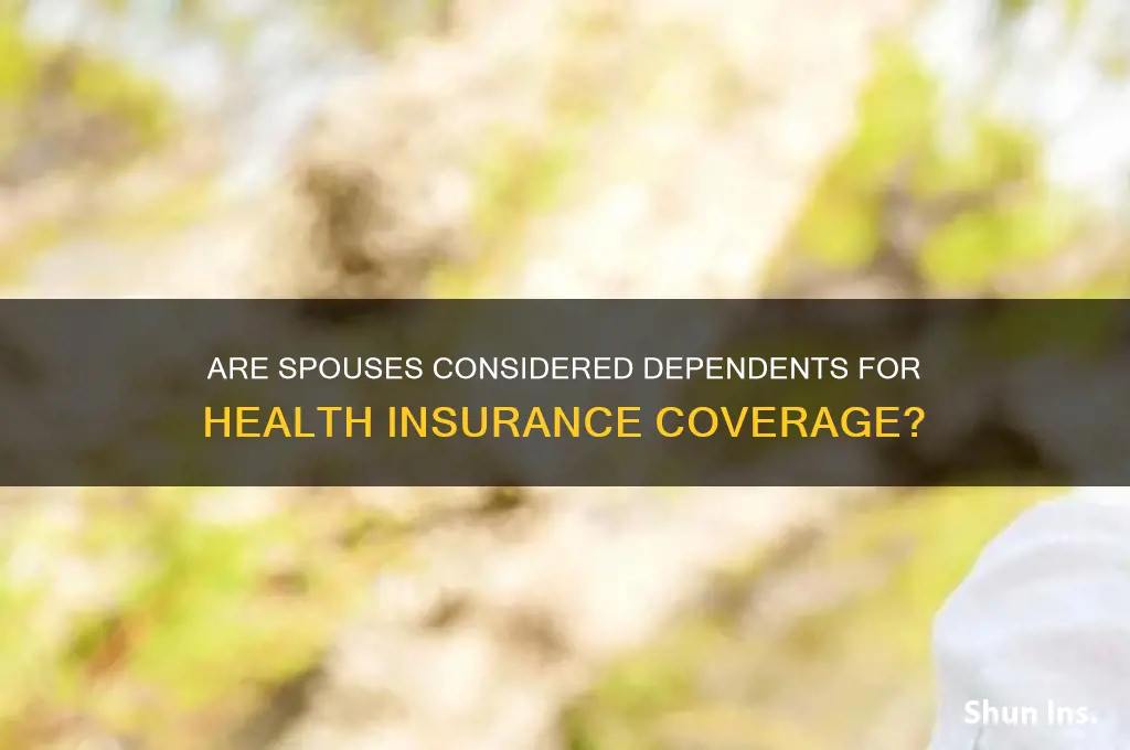 are spouse considered dependent health insurance