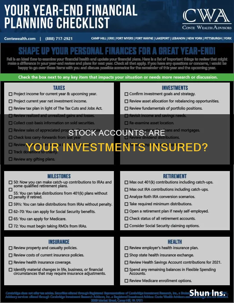 are stock accounts insured