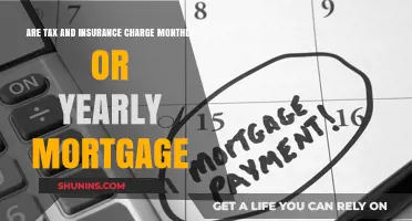 Tax and Insurance Charges: Monthly or Yearly Mortgage Payments?