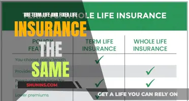 Term and Fixed Life Insurance: What's the Difference?