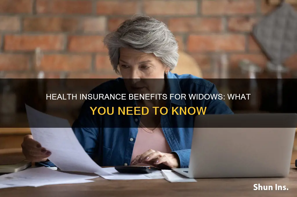 are there any health insurance benefits for widows