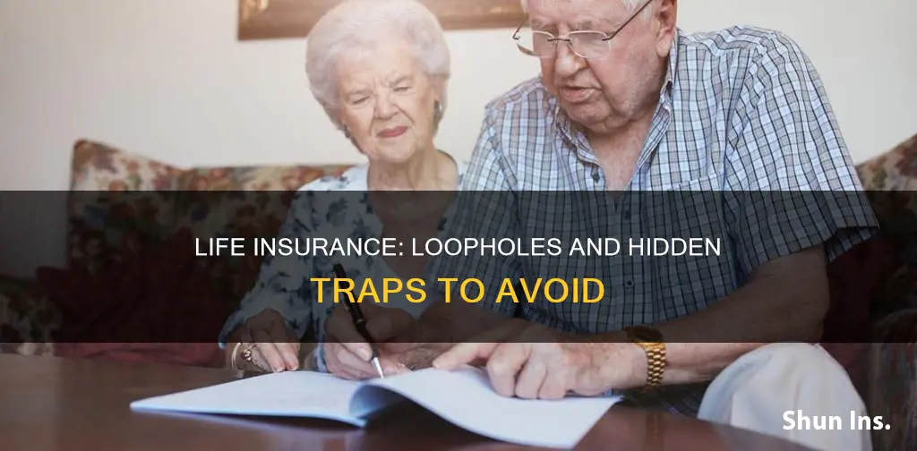 are there any hidden loopholes in life insurance