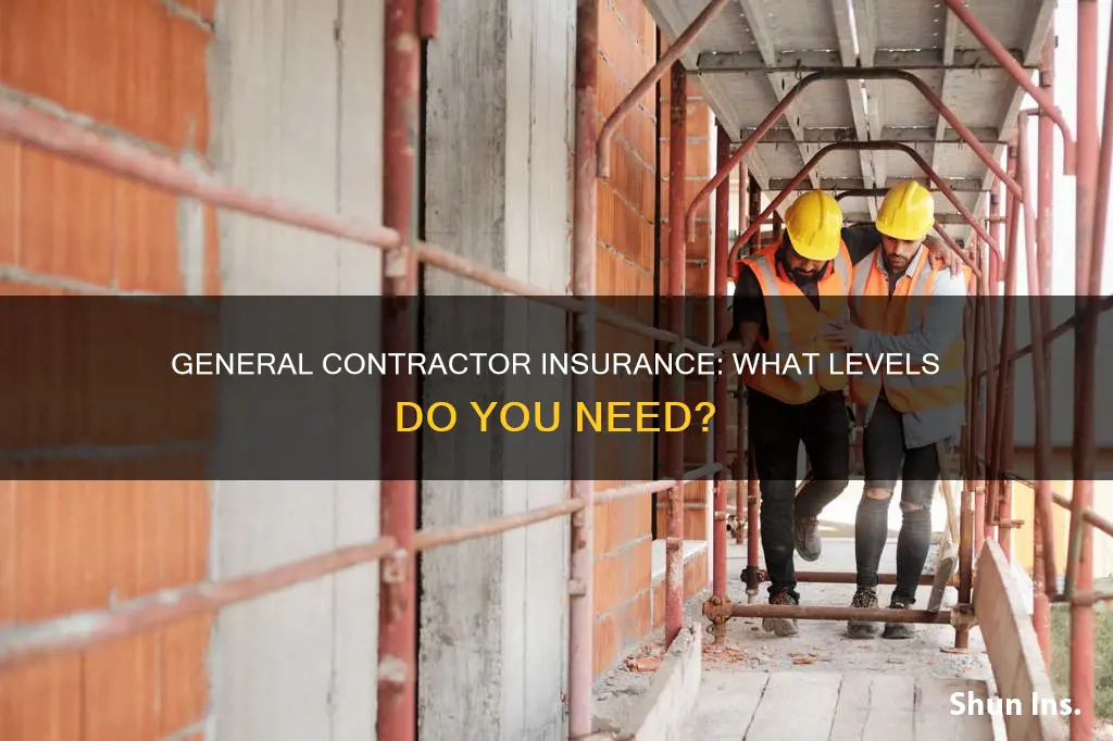 are there different levels of insurance for a general contractor