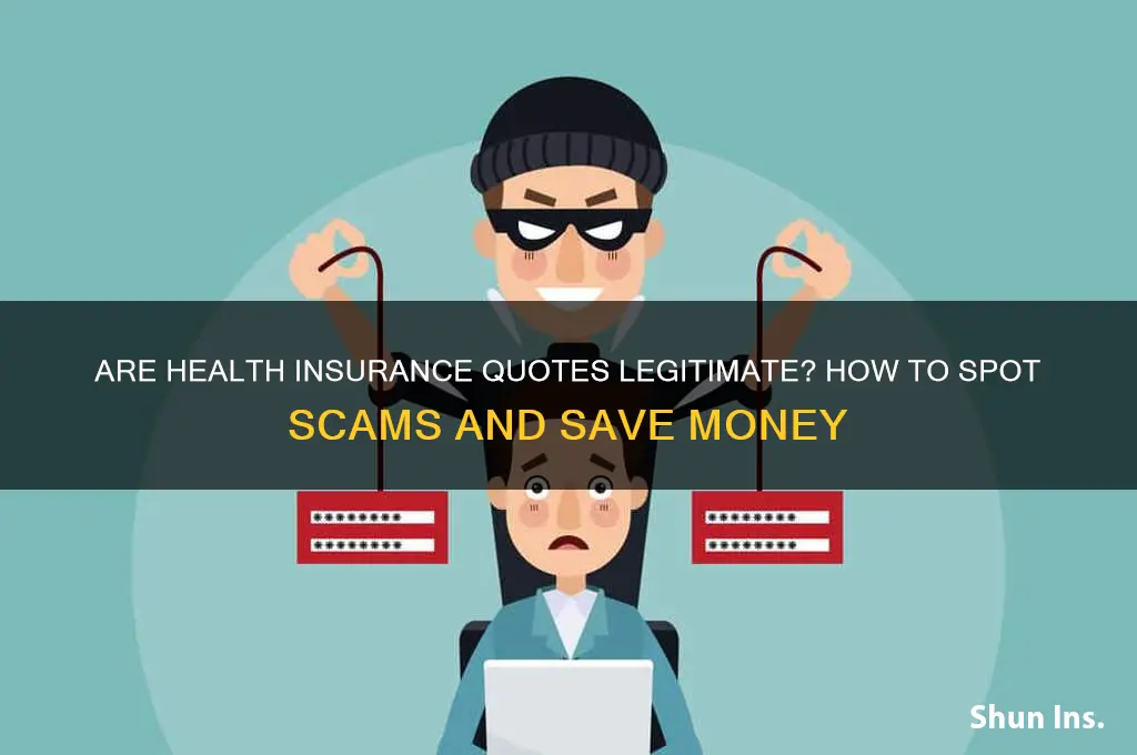 are these health insurance quotes legitimate